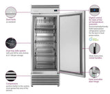 True TGN-2F-2S 1440 Ltr 2/1 GN Upright Foodservice Freezer - Advantage Catering Equipment