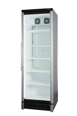 Vestfrost M180 381 Ltr Upright Glass Single Door Fridge