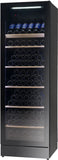 Vestfrost WFG 185 414 Ltr Upright Glass Door Dual-Zone Wine Cooler - Up to 197 Bottle Capacity